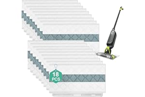 DHOUA 18 Pack Shark VACMOP Pro Replacement Mop Pad Compatible with Shark VACMOP Disposable Hard Floor Vacuum for Shark Vacmop Pro VM252 VM251 VM250 VM200 VC205 QM250 VM190 VM200P12 VMP30, Part VMP30, VMP10
