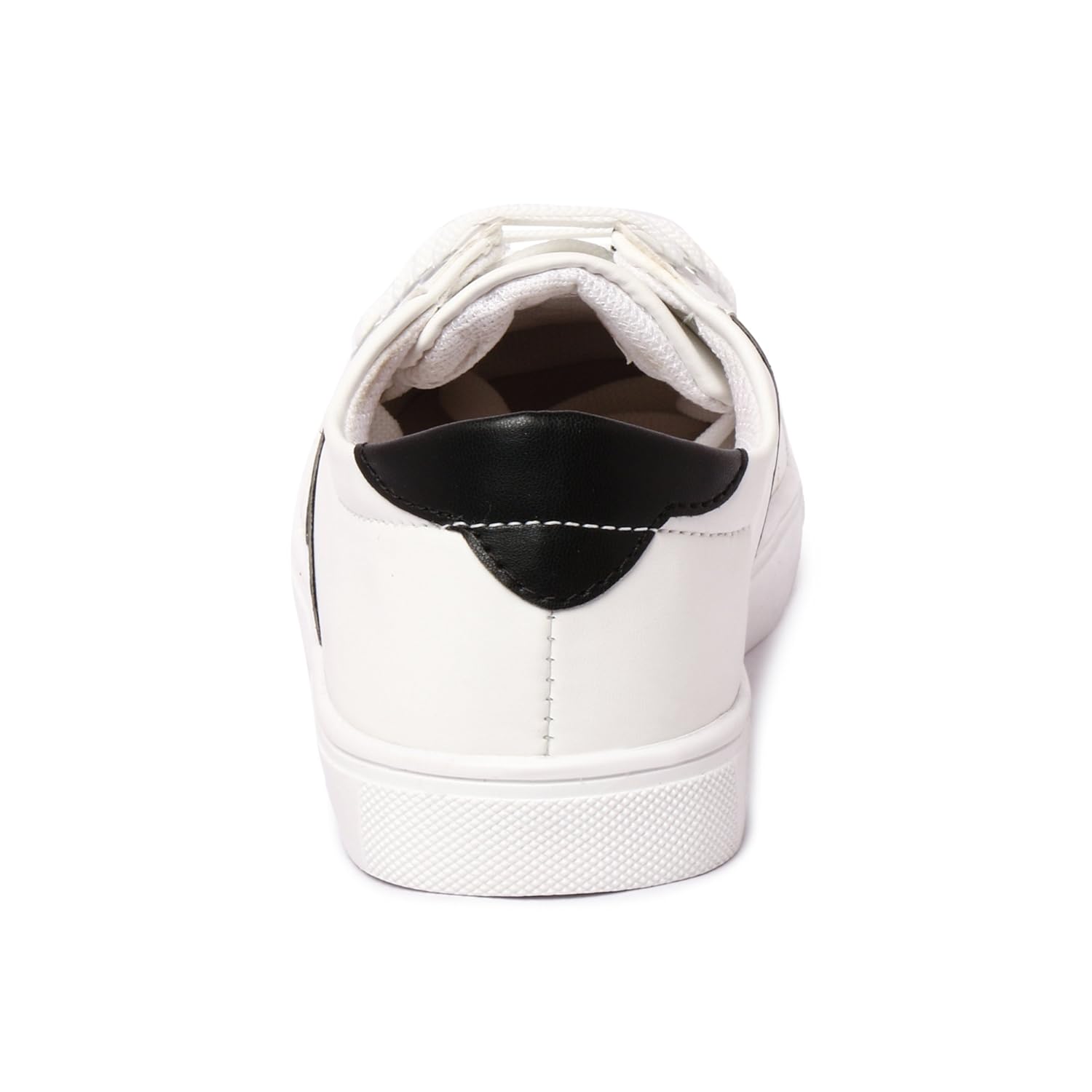 lockey women's white black star casual sneakers