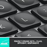 Logitech MX Keys Mini Keyboard Graphite Bluetooth Backlit UK Layout view 2