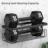 KEGII Shower Caddy with Soap Holder Self Adhesive 4 Pieces Black view 5