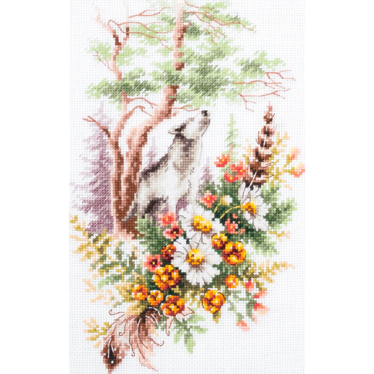 Magic Needle 250-699 ZW Summer Forest Soul Counted Cross Stitch Kit Zweigart Edition Cotton Multi-Coloured 17 x 27 cm