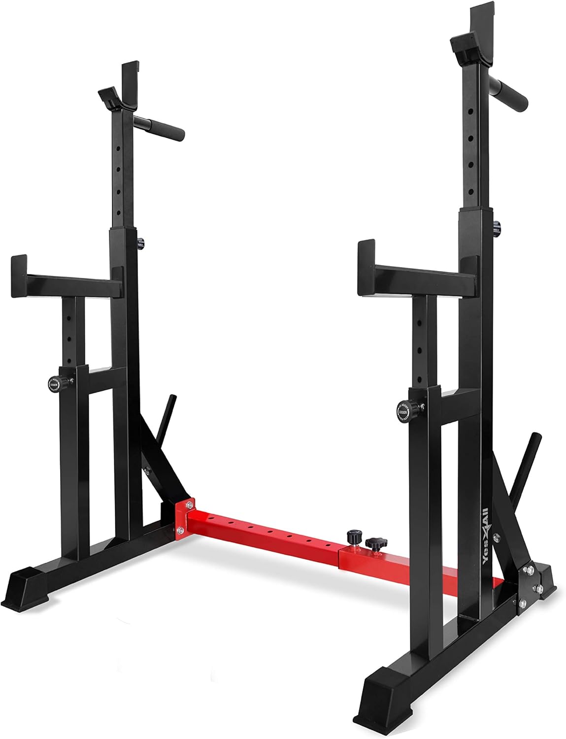 Yes4All Adjustable Barbell Squat Rack – Standard and Premium Options Available