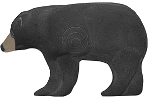 Shooter 3D Archery Bear Target, black, One Size