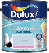 Dulux Easycare Bathroom Soft Sheen Emulsion Paint 2.5 L Mineral Mist view 2