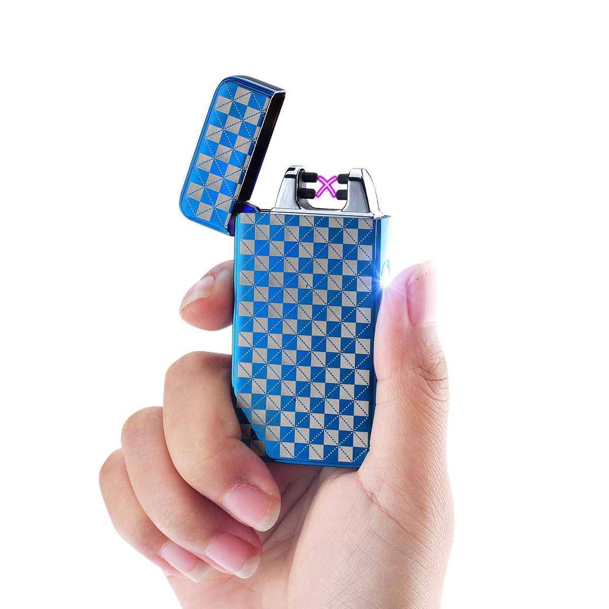 Usb Lighter,Lighters for Men and Women Windproof Usb Rechargeable Arc lighter Electric Lighter Best Gift
