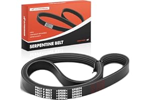 A-Premium Engine Serpentine Drive Belt Compatible with Freightliner, Honda, Kenworth, Subaru, Volvo & White/GMC Cars - Outback, Forester, Impreza, Legacy, WRX, WRX STI, ACL, Century Class, 34.44 Inch