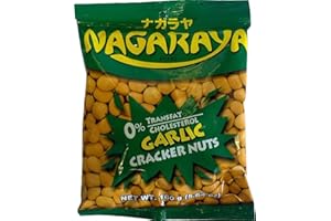 Nagaraya Snack Cracker, Garlic, 7-Ounce (Pack of 8)