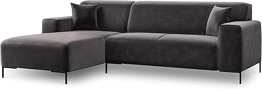 Cosmopolitan Design Canapé Dangle Gauche Velours Parma 4