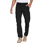 NATUVENIX Hiking Pants for Men, Lightweight Mens Travel Pants Quick Dry Fishing Pants Men Water Resistant Outdoor Pants Work