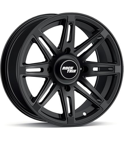 Amazon.com: RockTrix RT103 14in ATV Wheels Rims 14x7 Matte Black