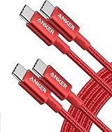Anker 333 USB C to USB C Cable 6ft Nylon 100W 2-Pack Type C Charger