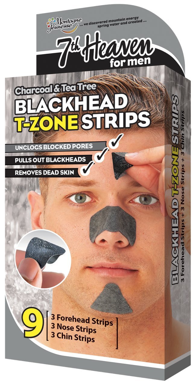 7th Heaven Boxed Mens Blackhead T Zone Strips Amazoncouk