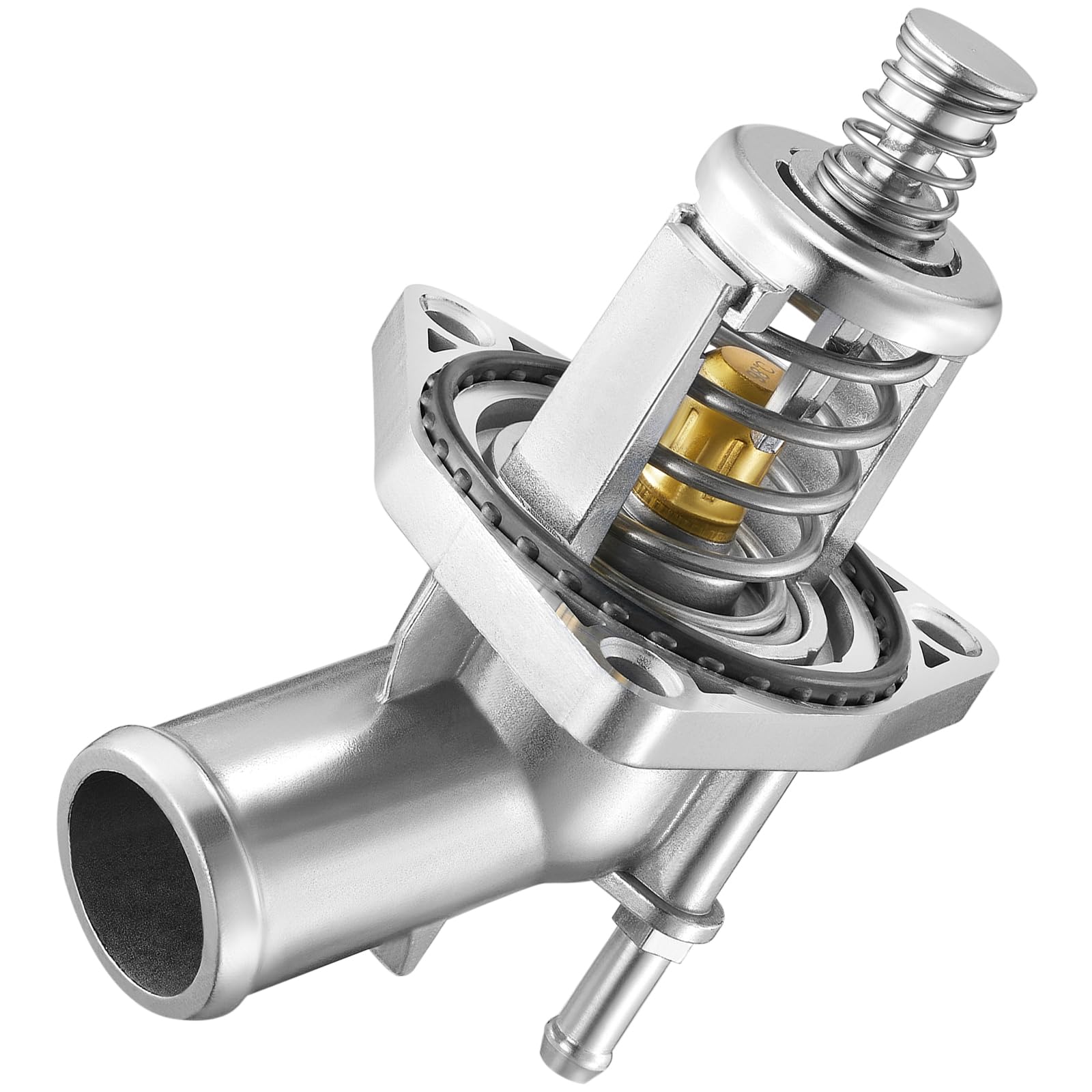 Photo 1 of BDFHYK 902-2090 Upgrade Aluminium Coolant Thermostat Housing Assembly Compatible with Escalade ESV Silverado Suburban Tahoe Sierra Yukon 4.3L 5.3L 6.2L Replace 12674639 15-11125