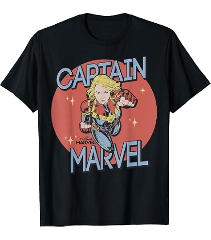 Amazon.com: Marvel Studios The Marvels Official Movie Logo T-Shirt