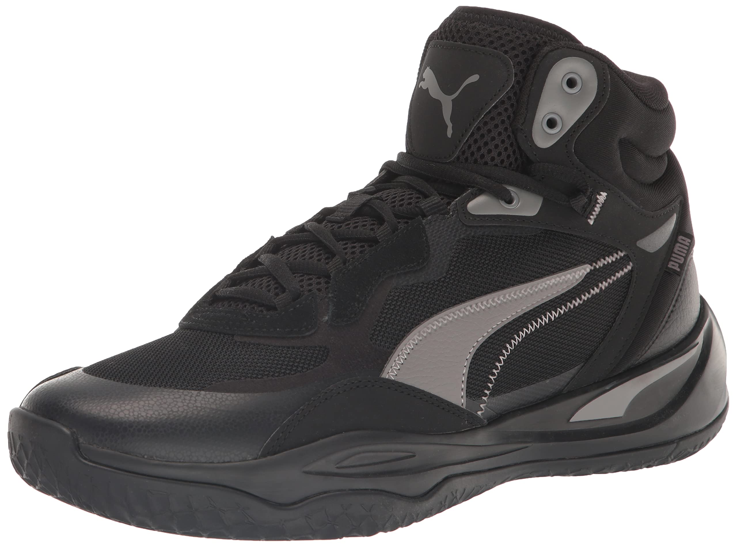 PUMA Mens Playmaker Pro Mid Basketball, PUMA Mens
