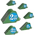 Clipper Guards Compatible with Wahl 10 12 14 16 18 20 Hair Clipper Guards 6pcs Extra Long Clipper Guard Attachments 2.5 Inch Clipper Guides Multiple Sizes Universal 2.5", 2.25", 2", 1.75", 1.5", 1.25"