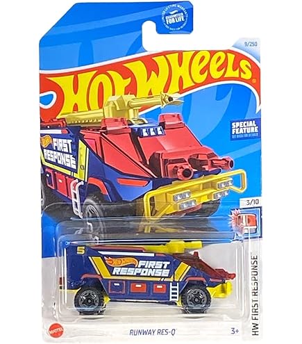Amazon.com: Hot Wheels 2022 - HW Rapid Response - Red Ambulance 5