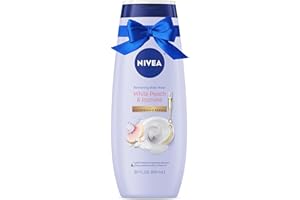 NIVEA Refreshing White Peach and Jasmine Body Wash with Nourishing Serum, Scented Body Wash for Women, Enriched with Provitamin B5 and Vitamin E, 20 Fl Oz Bottle
