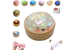 Glitter Dumpling, Squishy Dumpling , Mystery Dumpling Squishy , Relief Fidget, Soft Squeeze decompression1 Dough (Style-A)