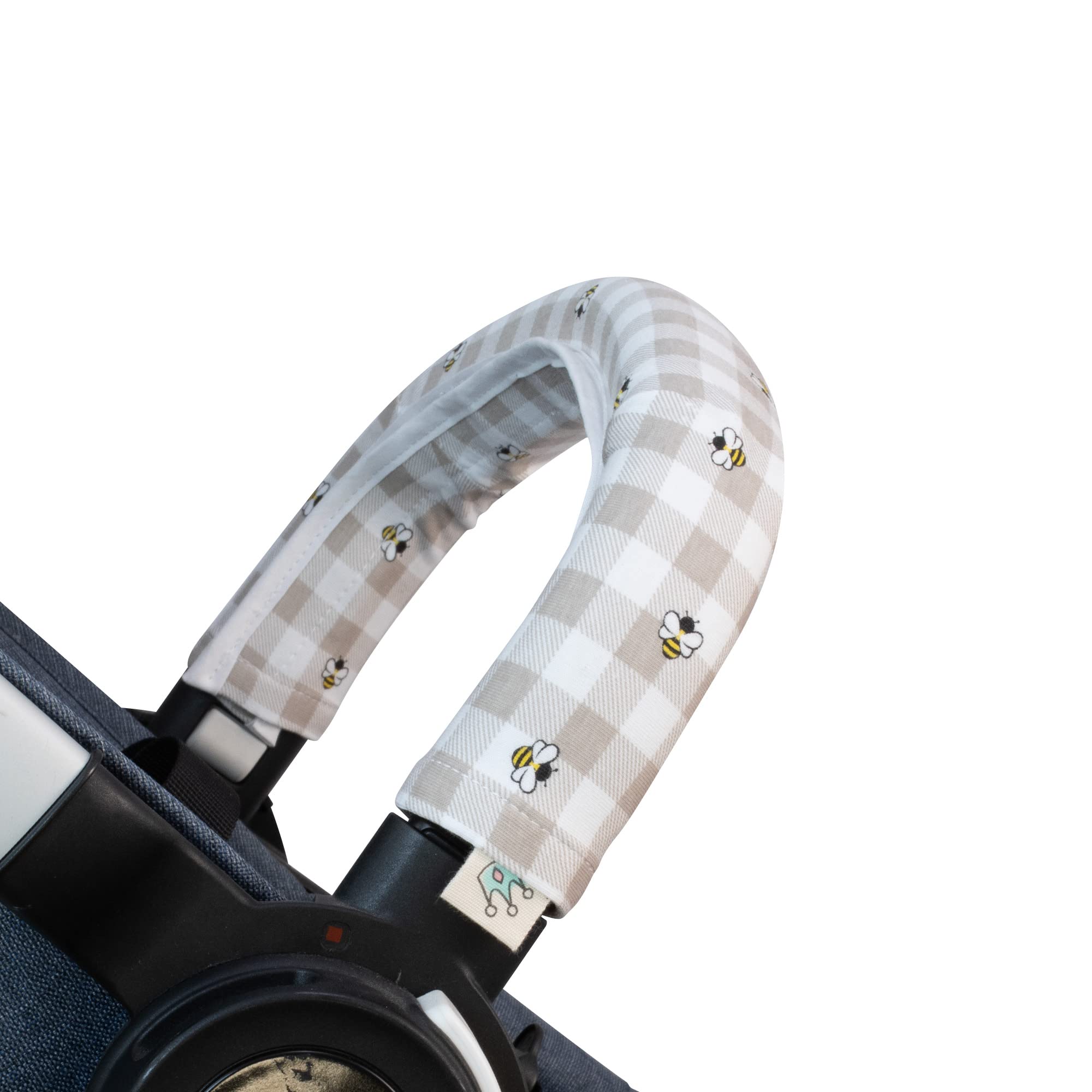 JYOKO Kids Covers Handle, Covers Railing for Stroller (Picnic Vichy, Individual)