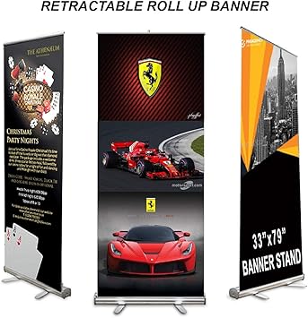 Amazon Com Expox Retractable Banner Stand Roll Up Banner Stand