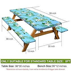 Picnic Table Cover with Bench Covers Camping