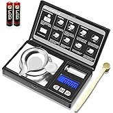 THINKSCALE Milligram Scale, 50g/0.001g Digital Jewelry Scale, Micro Gram Scale for Powder, Medicine, Gold, Gem, Reloading, Mg