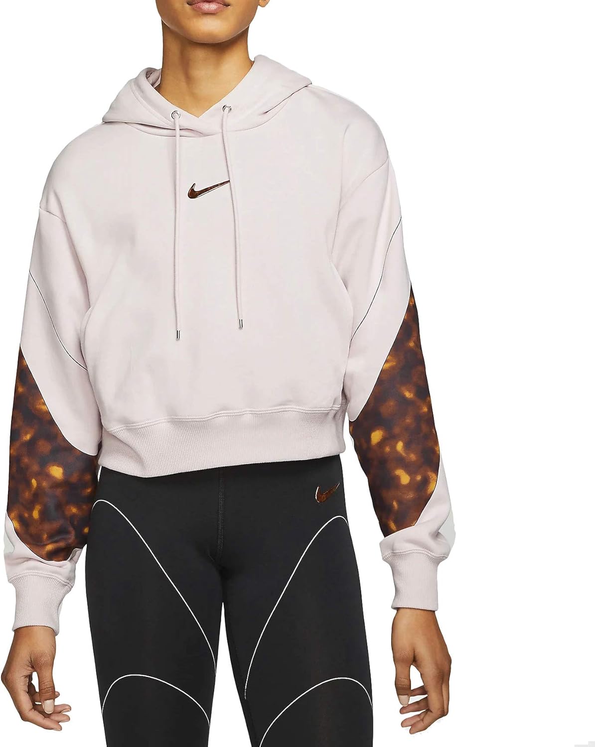nike women's cropped hoodie