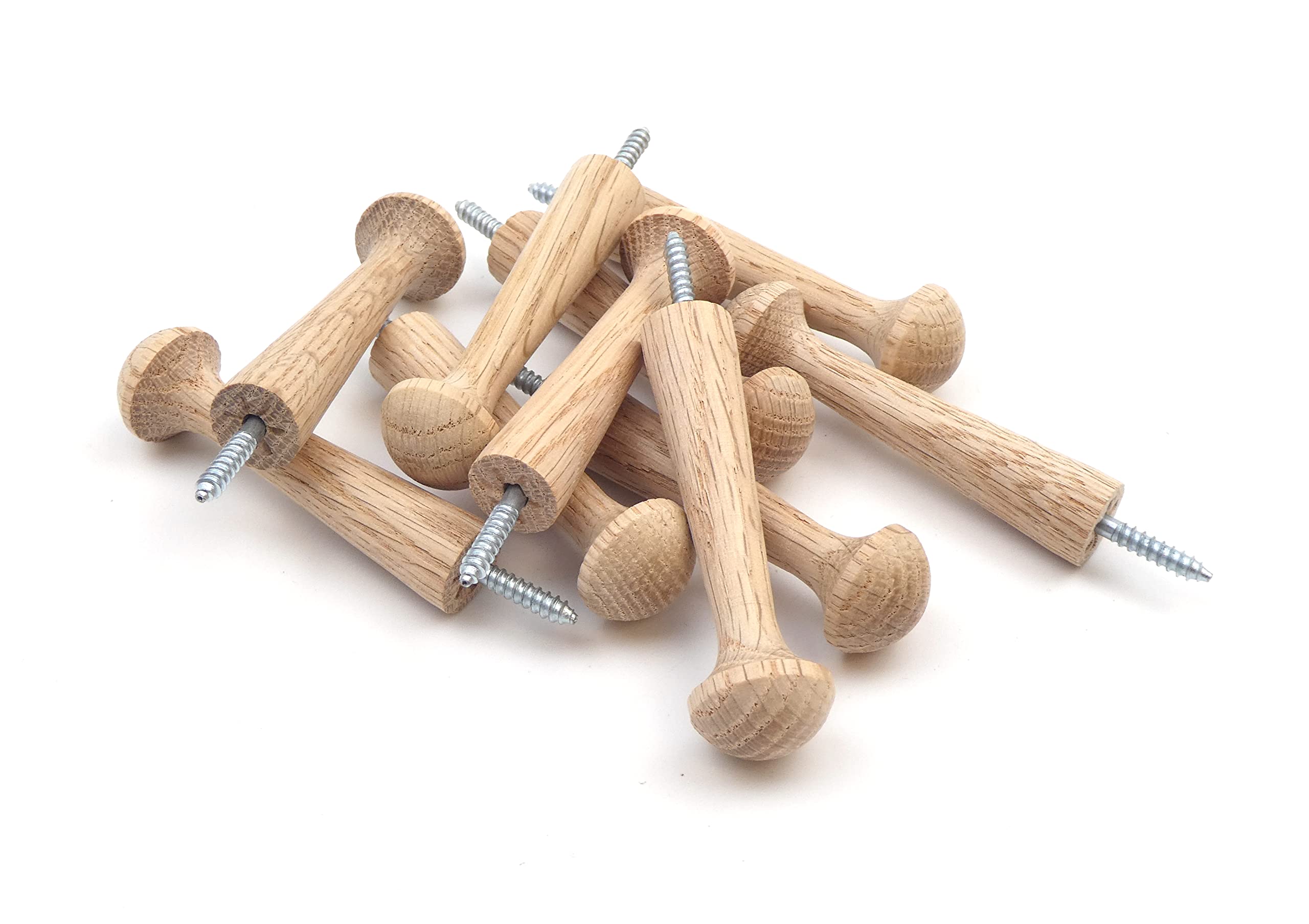 Screw in Oak Shaker Peg 3.5" - (Pack of 10)