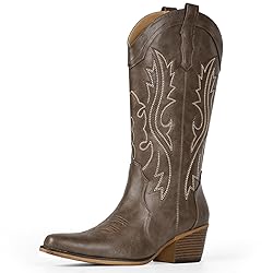 IUV Cowboy Boots For Women Western Cowgirl Boots