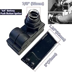 MCAMPAS Universal AA Battery Push Button Igniter
