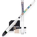 Brewer's Elite Hydrometer - for Home Brew Beer, Wine, Mead and Kombucha - Deluxe Triple Scale Set, Hardcase and Cloth - Specific Gravity ABV Tester