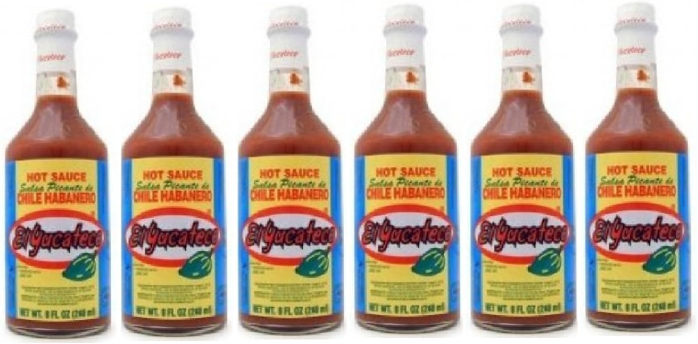 El Yucateco Red Habanero Hot Sauce 8 oz. (12-Pack)
