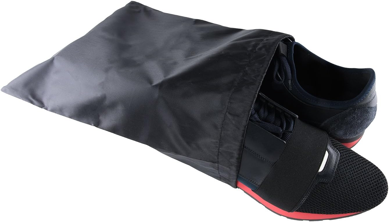 Waterproof Nylon Dust-Proof Travel Bags with Drawstring Closure for Shoes Footwear Protection, Space Saving, Closet Home Organization Gift 15" x 12" (3 Pack): Home & Kitchen