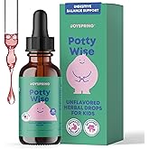 JoySpring Potty Wise Drops – Natural Constipation Relief for Kids & Toddlers – Elderberry, Licorice Root Extract, Fennel Seed & Senna – Sugar-Free Vegan Liquid Blend Supplement (1 fl oz) 30 Servings