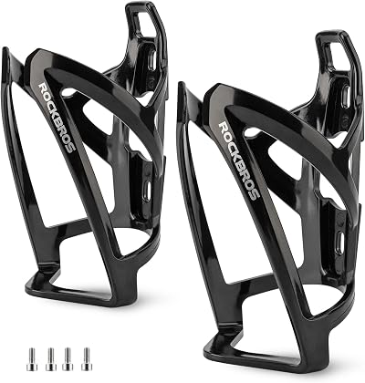 ROCKBROS Bottle Cage Bicycle Cup Holder 2 Pieces Lightweight 35g 5 Colors