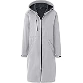 wantdo Unisex Waterproof Swim Parka Long Swim Cover Up Swim Coat for Adult and Youth