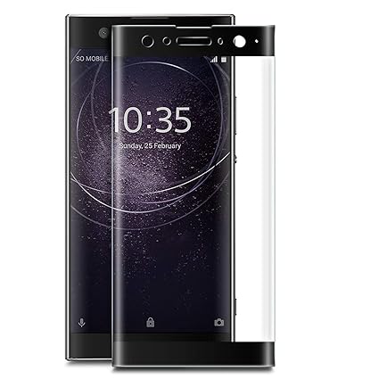 Novago [2 Pack] kompatibel mit Sony Xperia XA2 Plus (XA2 +) Hartglas Schutzfolie, Panzerglas Schutzfolie, Tempered Glass Scre
