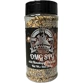 Hi‑West OMG SPG Seasoning Rub &ndash; 11 oz Shaker Jar | Himalayan Pink Salt, Garlic, Black Pepper | Classic SPG Blend for Steak, Chicken, Veggies &amp; More | Gluten‑Free | No MSG