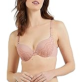 Maidenform Womens Underwire Bra, Love The Lift Smoothing Lace Demi Bra, Push-up Bra for Women