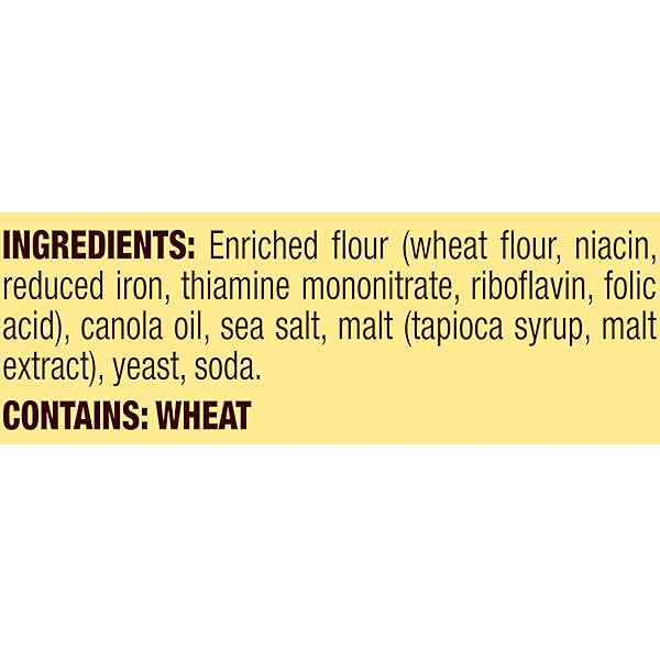 SNYDER’S OF HANOVER PRETZELS, ROUNDS, SEA SALT, 3.5 OZ