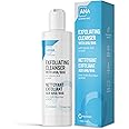 All Natural Advice Exfoliating Cleanser, 118 mL with Organic Botanicals, AHA BHA Exfoliant, Glycolic Acid, Salicylic Acid, MS