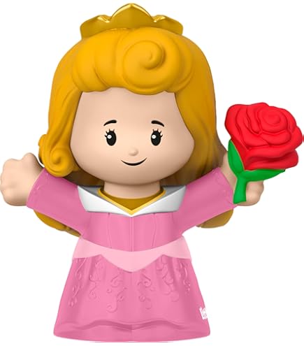 Pezzo Di Ricambio Belle In Abito Giallo Con Libro Per Fisher-Price Little People Princess Parade (GKR21)