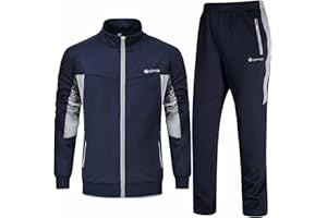 Rdruko Men's Tracksuit Sweatsuits 2 Piece Set Athletic Jogging Gym Activewear Sweat Track Suits Sets