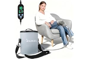 Portable Ice Therapy Machine for Post-Operative Recovery,Knee Pain,Sports Injuries,Swelling,Timer Remote Control Cold Therapy