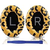 SOULWIT Earpads Replacement for Bose QuietComfort 45 (QC45)/QuietComfort SE (QC SE)/New Quiet Comfort Wireless Over-Ear Headphones, Ear Pads Cushions with Softer Protein Leather - Tiger Stripes