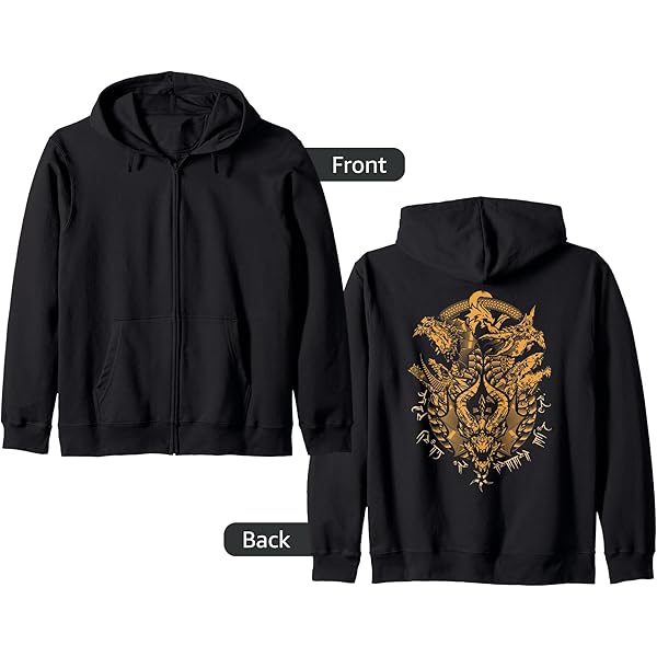 Amazon.com: Rose Back Printed Graphic Strong Zip Hoodie
