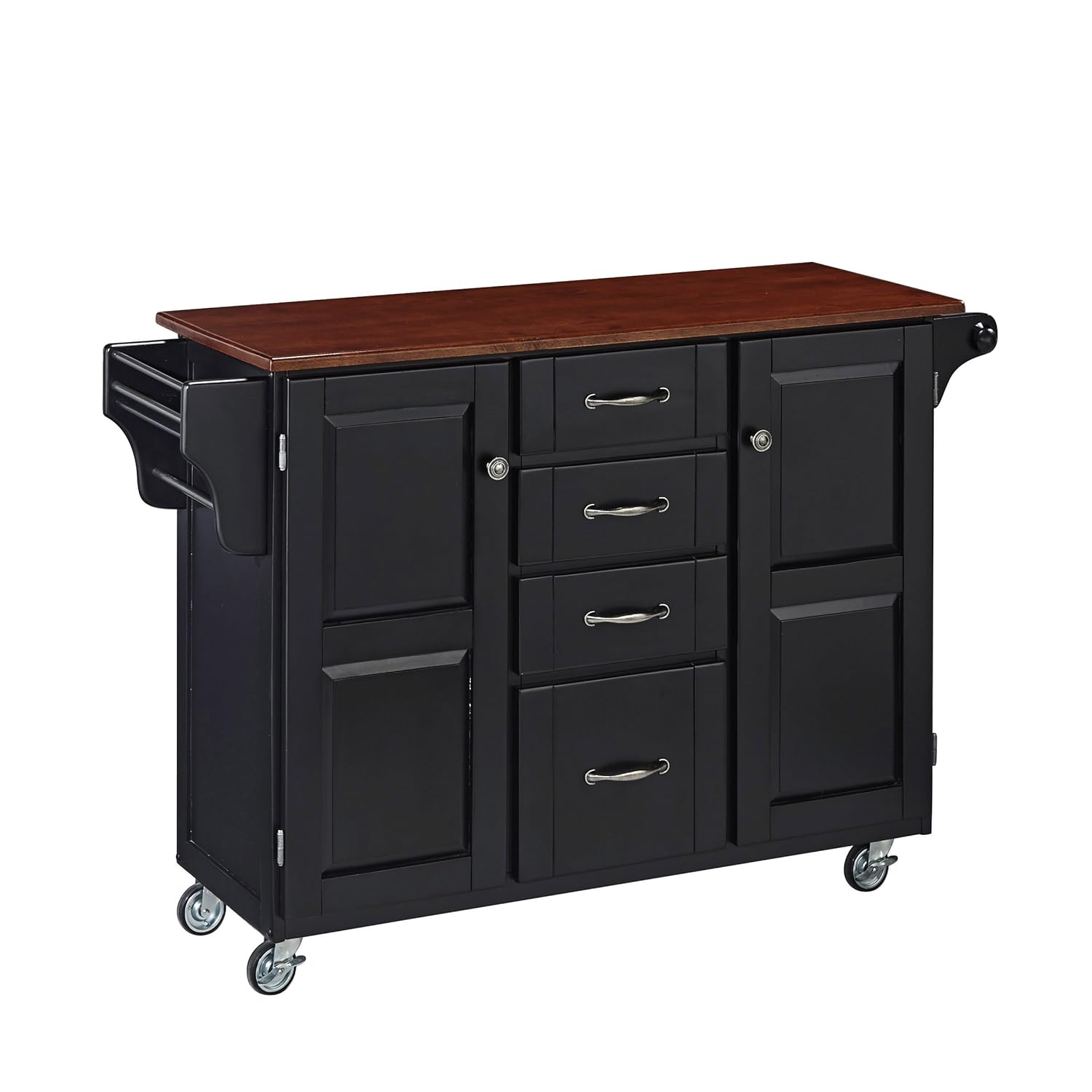 Best Black Kitchen Island With Marble Top