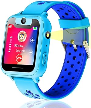 Vannico Reloj GPS Niño, Niños GPS Smartwatch, 1.44