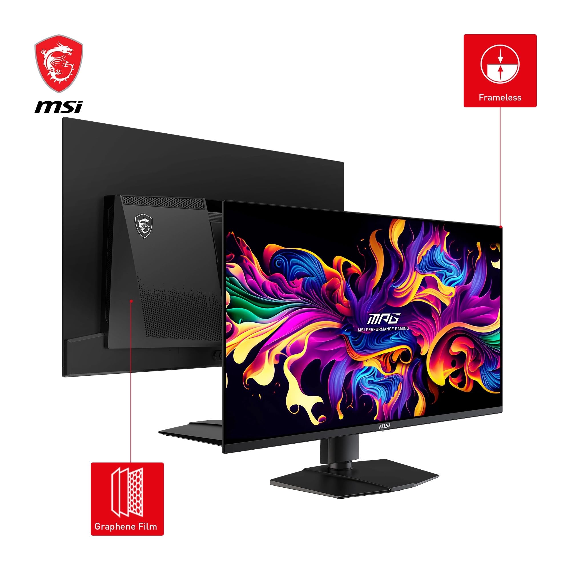 MSI MAG 321UPX QD-OLED 31.5 Zoll 4K UHD Gaming Monitor - 3840 x 2160 Quantum Dot OLED Panel, 240Hz / 0.03ms, 99% DCI-P3, ΔE≤2, DisplayHDR True Black 400 - DP 1.4a, HDMI 2.1, USB Type-C 3